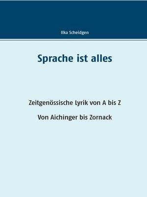 cover image of Sprache ist alles